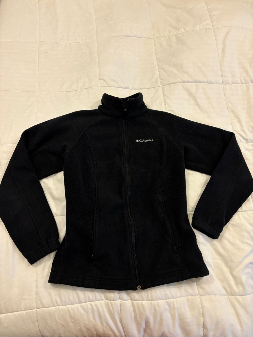 Columbia Charcoal Full-Zip Fleece Jacket